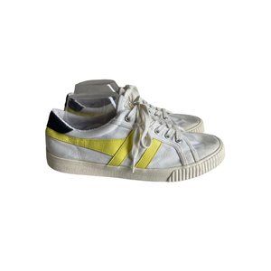 GOLA White Yellow Classics Tennis Mark Cox Sneakers US Size 10 EU 41 Low Top